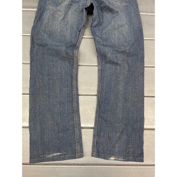 Vintage Levis 514 Slim Straight Mens 34X31 Blue Medium Wash Denim 100% Cotton - Picture 14 of 14